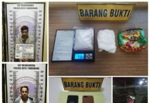 Satresnarkoba Polresta Tangerang Bekuk Acil dan Ableh, Sabu 93,60 Gram Diamankan