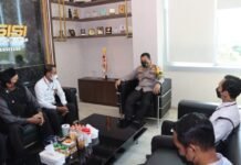 Kapolresta Tangerang Bangun Komunikasi Dan Sinergitas Dengan Bawaslu Kabupaten Tangerang