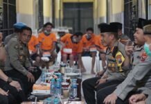 Ramadhan Berkah Untuk Semua, Ratusan Tahanan Buka Puasa Bareng Kapolrestabes Surabaya