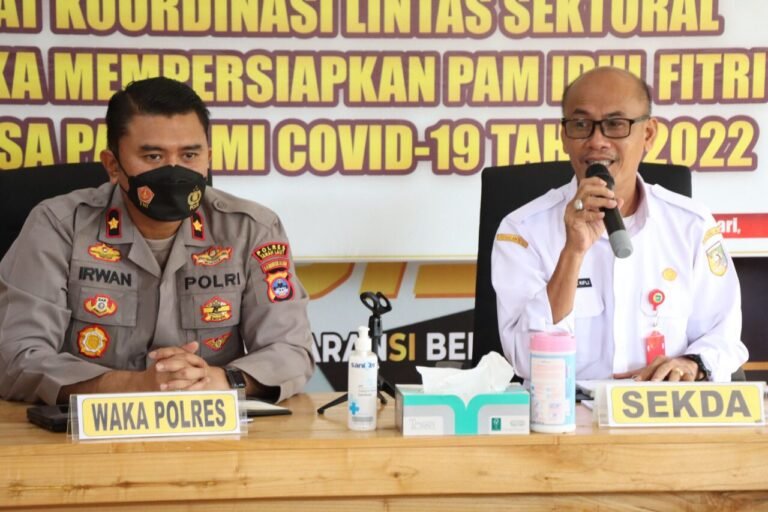 Pengamanan Hari Raya Idul Fitri 1443 H, Polres Tanah Laut Gelar Rakor Lintas Sektoral