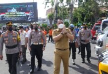 Kasat Lantas Polrestabes Surabaya Ikuti Apel Gelar Pasukan Ops Ketupat Semeru 2022