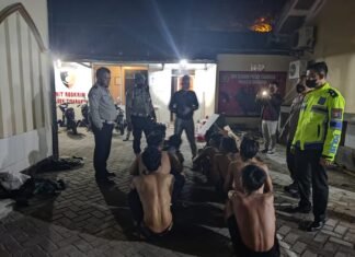 Gelar Operasi Cipkon, Polsek Tigaraksa Polresta Tangerang Amankan 10 Remaja