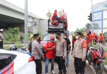 Kawal Massa Aksi ke Jakarta, Kapolrestro Tangerang Terjunkan Pasukan Gabungan