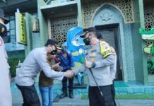 Tak Kenal Lelah Secara Marathon Kapolrestabes Surabaya Cek Puluhan Titik Pos Pengamanan