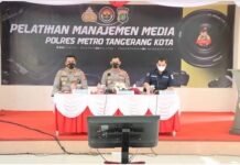 Pelatihan Manajemen Media, Kapolrestro Tangerang Kota Arahkan ini
