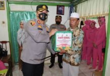 Kapolres Tanah Laut Pimpin Angjangsana Dan Silaturohmi Ke Purnawirawan