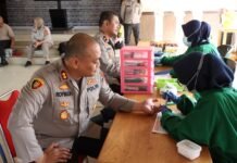 Sambut Hari Bhayangkara Polres Tanah Laut Gelar Bakti Kesehatan