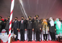 Kasat Lantas Polrestabes Surabaya AKBP Teddy Chandra Khidmat Ikuti Upacara HUT Bhayangkara Ke 76