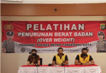 Kapolres Metro Tangerang Kota Membuka Pelatihan Program Penurunan Berat Badan