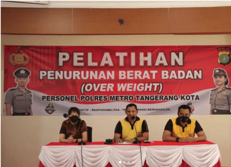 Kapolres Metro Tangerang Kota Membuka Pelatihan Program Penurunan Berat Badan