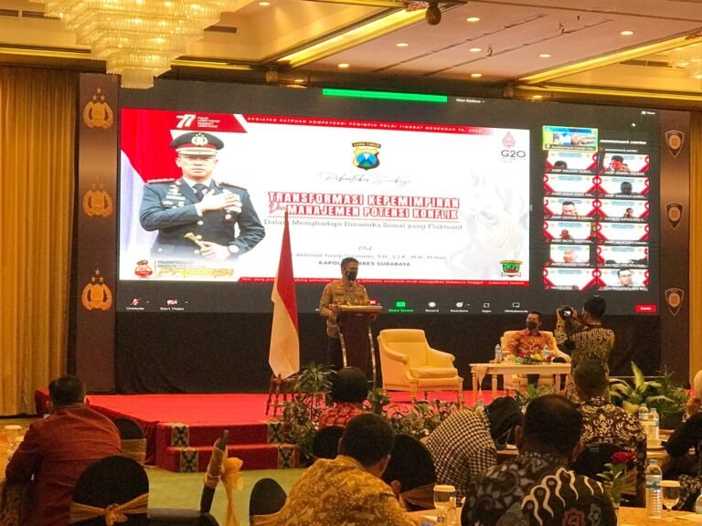 Kapolrestabes Surabaya Jadi Nara Sumber Peningkatan Kemampuan Kompetensi Pemimpin Polri Tingkat Menengah T. A. 2022