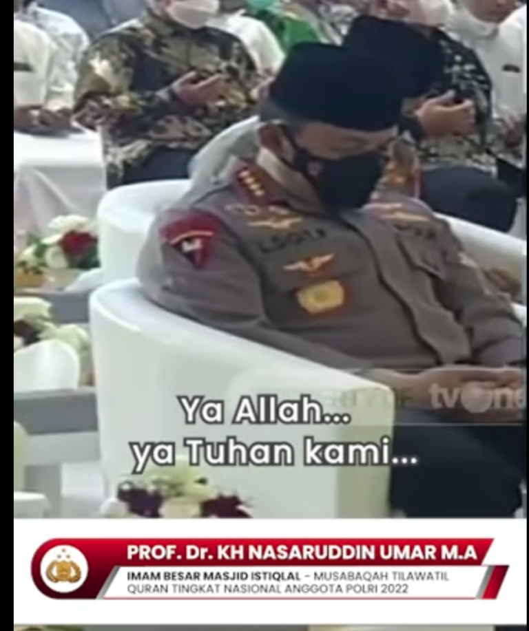 Sebuah Do’a Untuk Polri Dari Imam Besar Masjid Istiqlal