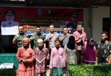 Kapolres Bondowoso Hadiri Penutupan Renovasi Rumah Tidak Layak Huni