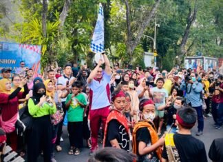Road show Kamseltibcarlantas, Surabaya Wani Tertib Berlalu Lintas