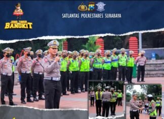 Kasat Lantas Polrestabes Surabaya Beri Apresiasi Untuk Anggota Berprestasi
