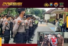 Kombes Pol. Akhmad Yusep Gunawan Tinjau dan Monitoring PAM Aksi Unras Dan Sidang Lanjutan MSAT
