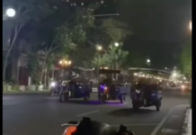 Polisi Surabaya Amankan dan Lakukan Pembinaan Terhadap Penjual Tahu Bulat yang Kebut – kebutan