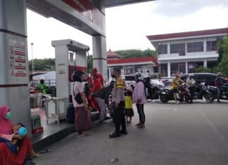 Polres Metro Tangerang Kota Perketat Jaga Keamanan SPBU Terkait Kenaikan Harga BBM