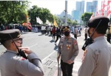 Kapolrestabes Surabaya : Terima Kasih Mahasiswa Aksinya Berlangsung Tertib dan Kondusif
