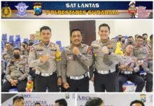 Kinerja Terbaik September 2022, Kasat Lantas Surabaya berikan Reward kepada Kanit Lantas Polsek Tandes