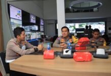 Kasat Lantas Polrestabes Surabaya Mengikuti Supervisi Ops Zebra dari Korlantas Polri