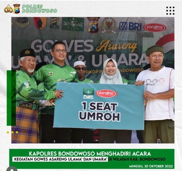 Kapolres Bondowoso Menghadiri Kegiatan Gowes Asareng Ulama’ dan Umara Kapolres Bondowoso Menghadiri Kegiatan Gowes Asareng Ulama’ dan Umara