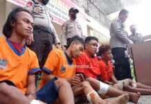 Polsek Sukolilo Bekuk Empat Pelaku Curanmor yang Resahkan Warga