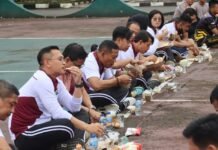 Cara Jitu Kapolres Bondowoso Ciptakan Semangat Dan Jalin Keakraban Sesama Anggota