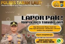 Inovasi Terbaru, Polres Tanah Laut Luncurkan Program LAPOR PAK! Kapolres Tanah Laut