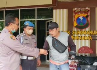 Unit Reskrim Polsek Sukomanunggal Kembalikan Sepeda Motor Hasil Curian Kepada Pemiliknya