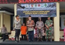 Polres Bondowoso Kirim bantuan sembako untuk Warga Terdampak Gempa Cianjur