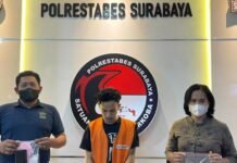 Pemuda Simogunung Barat Ditangkap Satresnarkoba Polrestabes Surabaya