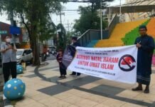 Demo Intoleran Jelang Natal, Aksi Jamaah Ansharu Syariah Dibubarkan Polrestabes Surabaya