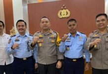 Kapolres Kediri Kota Polda Jatim Terima Kunjungan Kalapas Klas II A Kediri