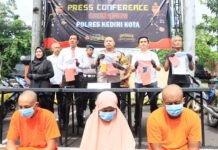 Polres Kediri Kota Berhasil Ungkap Sindikat Curanmor, Tersangka Pasutri dan 16 Kendaraan Diamankan