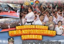 Polrestabes Surabaya Gelar Kejuaraan Piala Kapolrestabes Karate Antar Dojo Inkanas Surabaya