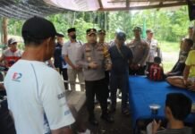 Jelang Tradisi Pladu, Kapolres Kediri Kota Turun Lansung Patroli Beri Himbauan Warga