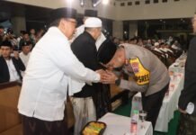 Semangat Dengan Giat Religi Kapolres Kediri Kota Hadir Di NU Award