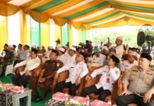 Kapolres Tanah Laut AKBP Rofikoh Yunianto, S.I.K. menghadiri acara Persemian Musholla Induk Ibadurahman Pondok Pesantren Sirajul Huda