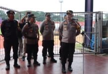 Pengamanan Maksimal Polres Kediri Kota Laga Persik vs Persebaya di Stadion Brawijaya Berjalan Aman Dan Lancar