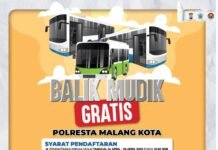 Polresta Malang Buka Program Balik Mudik Gratis, Animo Pendaftar Tinggi