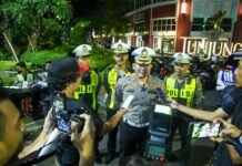 Cegah Balap Liar dan Laka Lantas, Sat Lantas Surabaya Gelar Patroli Skala Besar