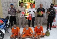 Kerja Cepat Polres Kediri Kota Ringkus Pelaku Curat Spesialis Rumah Kosong