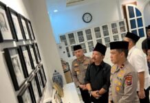Wakapolda Jatim Brigjen Akhmad Yusep Gunawan silaturahmi beberapa Ponpes di Kediri
