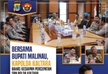 Kapolda Kaltara Bahas Kesiapan Percepatan SPN Polda Kaltara Bersama Bupati Malinau