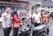 Tangis Bahagia Warga Malang Kota Saat Motor Yang Dicuri Berhasil Dikembalikan Oleh Polisi