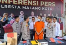 Pembunuh Calon Pengantin Menyerahkan Diri ke Polresta Malang Kota