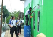 Sambut Hari Bhayangkara Ke 77 Kapolres Tanah Laut Pimpin Lansung Kegiatan Bakti Sosial Di Beberapa Tempat Secara Serentak
