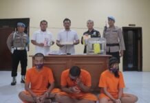 Polres Kediri Kota Ungkap Peredaran Narkoba Dengan Modus Baru, 3 Orang Tersangka Diamankan