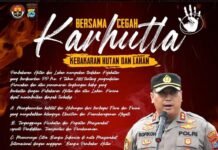 Kapores Tanah Laut : Ayoo Bersama Kita Cegah ” KARHUTLA ” Kebakaran Hutan Dan Lahan
